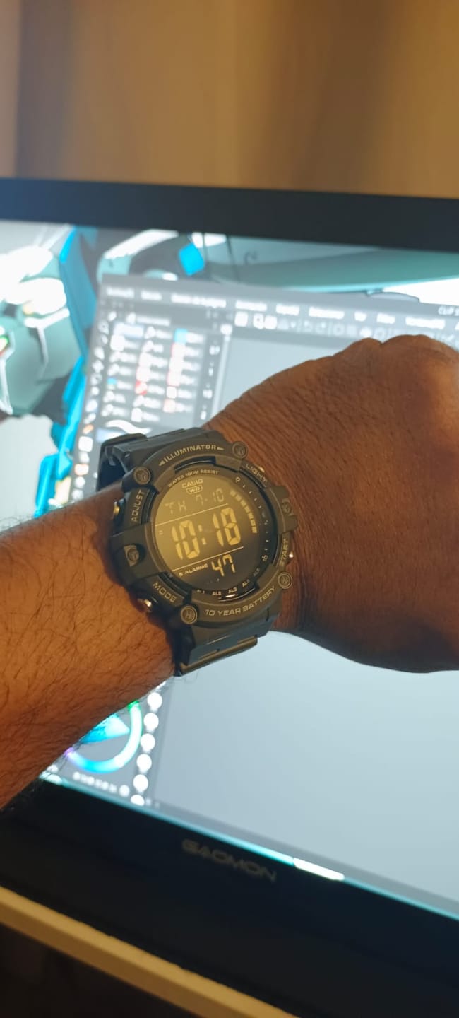 Customer photo review of Reloj Casio Vintage AE-1500WHX-1AVDF Negro