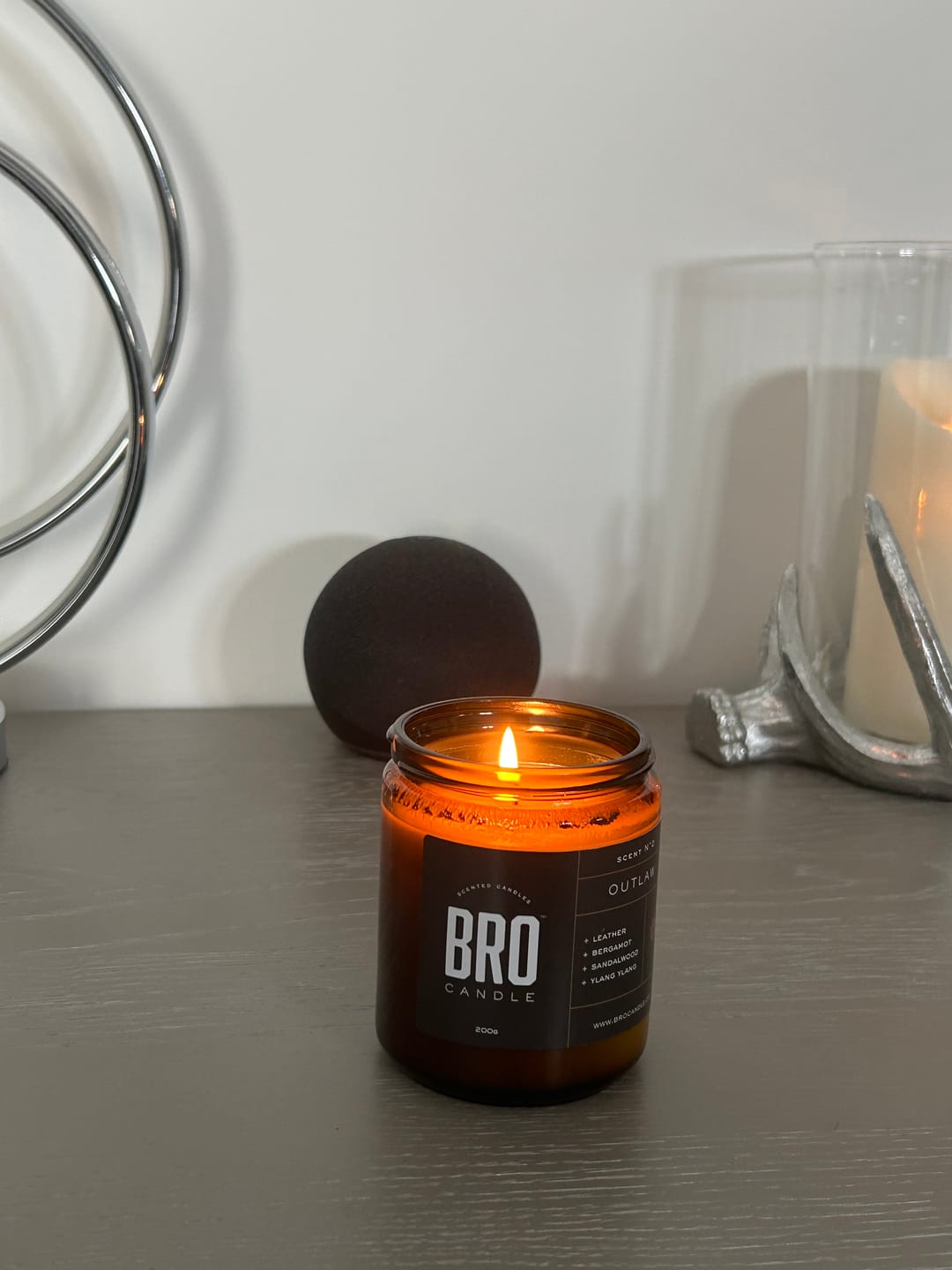 Customer photo review of The Outlaw Candle