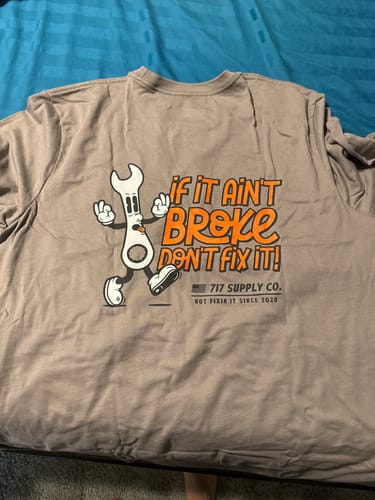 Customer photo review of Ain't Broke Shirt