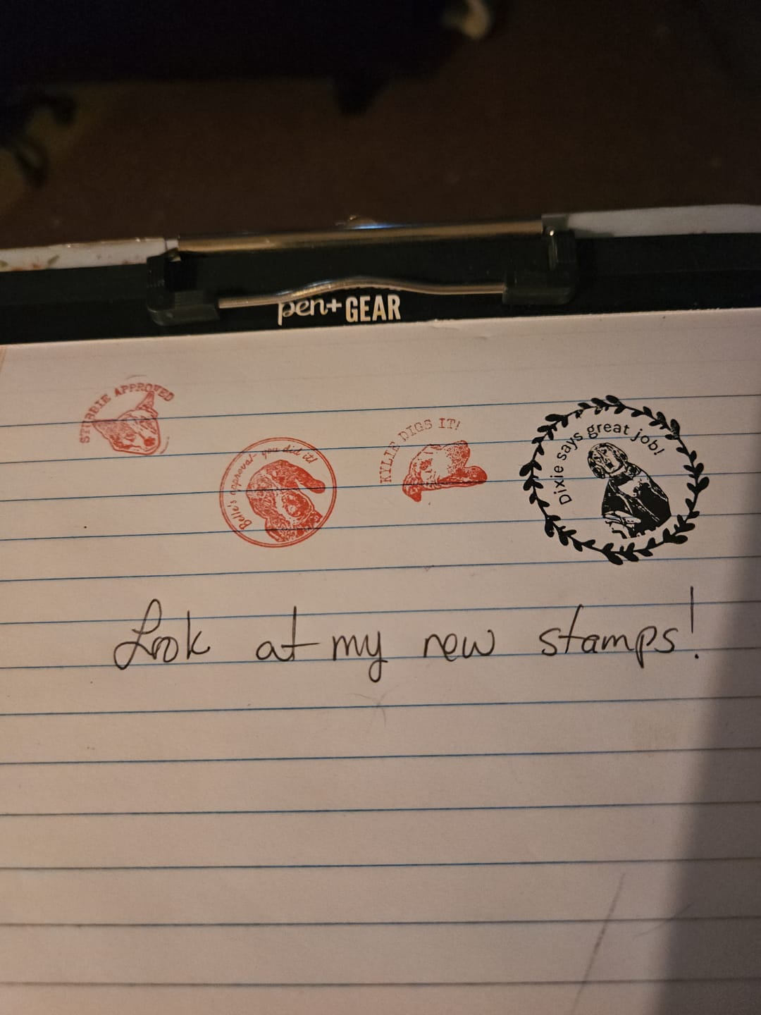 Customer photo review of Face Stamp﹘ Wood Stamp
