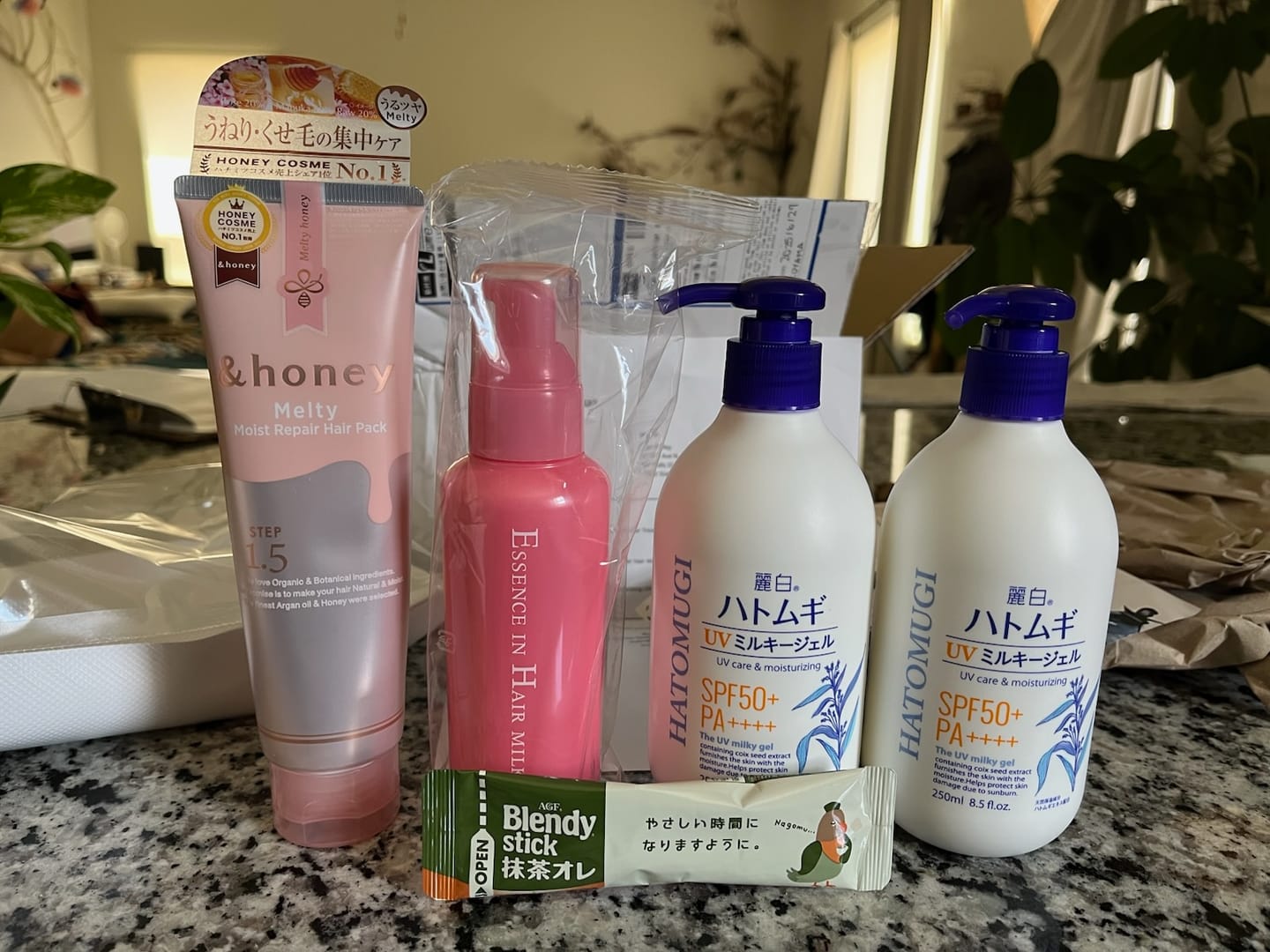 Customer photo review of Reihaku Hatomugi Moisturizing UV Milky Gel SPF50+ PA++++ 250g