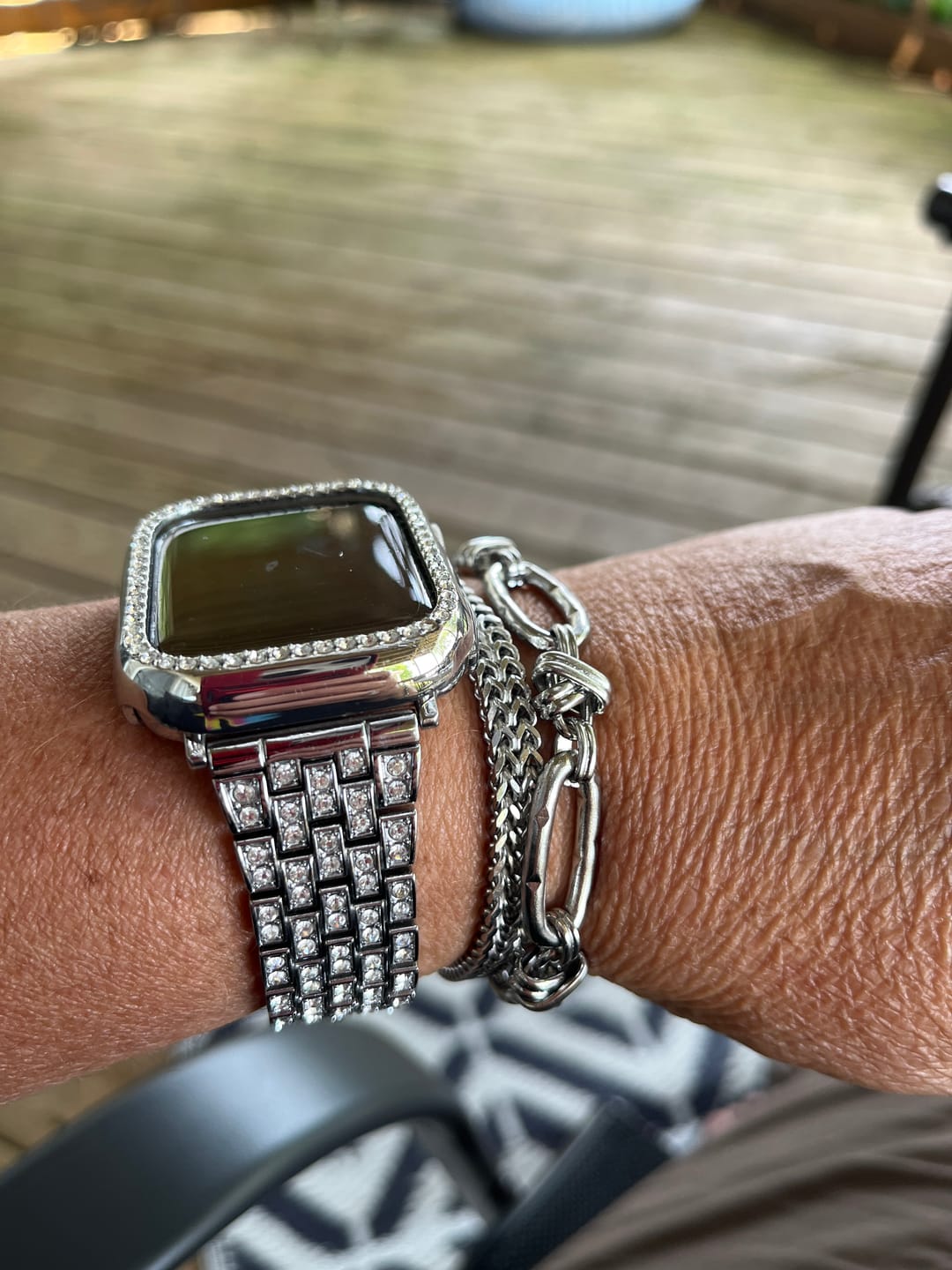 Customer photo review of Alisha Stainless Steel Bracelet Stack