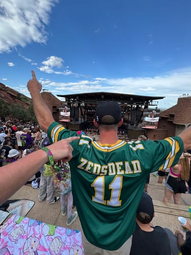 Customer photo review of Custom Green White-Gold Mesh Authentic Football Jersey