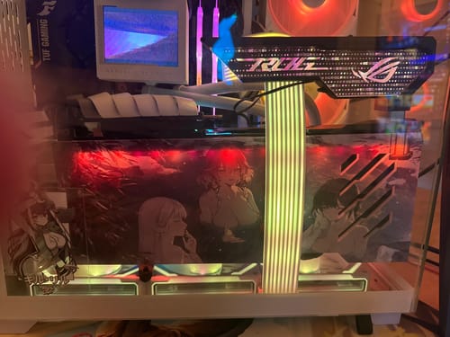 Customer photo review of Custom Design RGB GPU Backplate