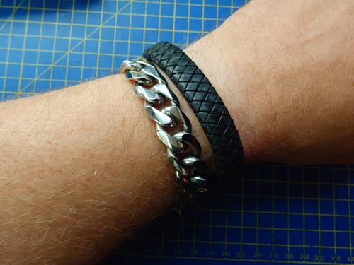 Customer photo review of 14mm Chunky Cuban Link Bracelet