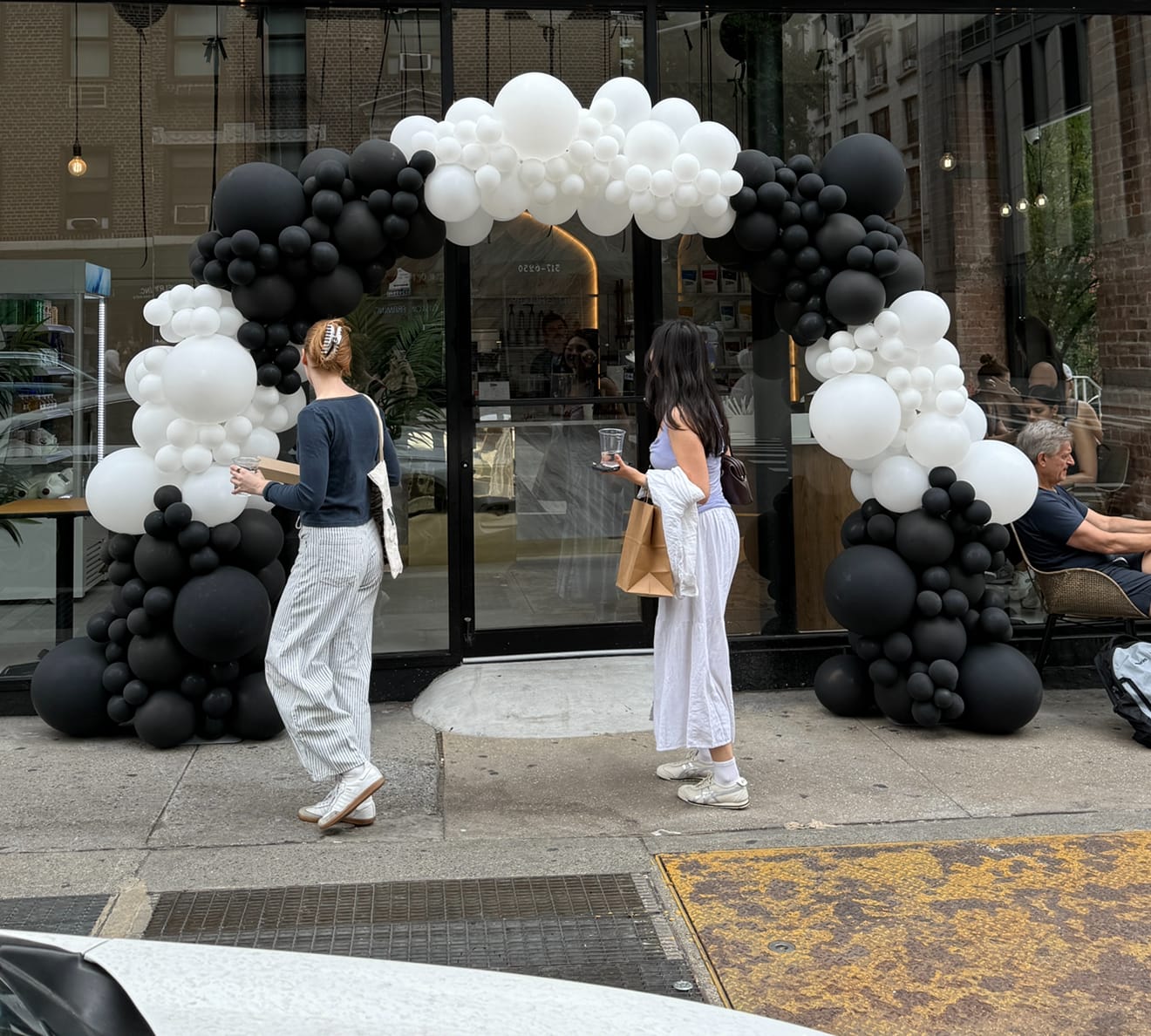 Customer photo review of 10x8ft Aluminum Alloy Tube Arch Balloon Flower Stand For Wedding Birthday Baby Shower