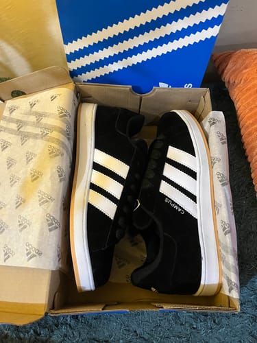 Uziel G. review of Paq 6 Pares Tenis Campus Negro Blanco 25/28.5 image 4 out of 4