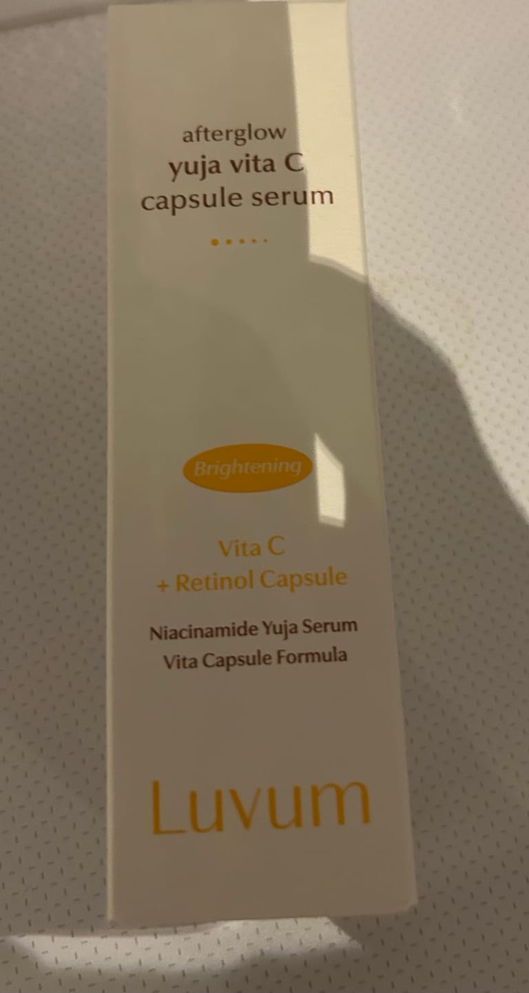 Customer photo review of Luvum Yuja Vita C Capsule Serum (30ml)