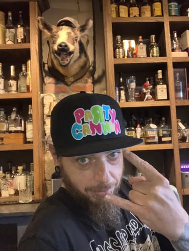 Customer photo review of Party Cannnon - Partied in Half (Hat)