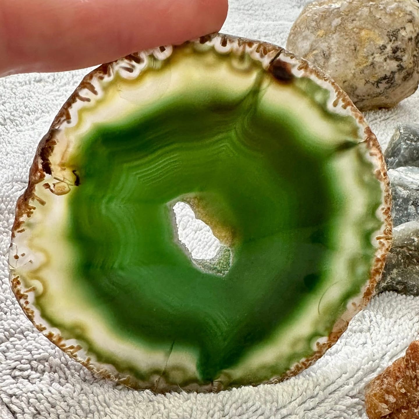 Customer photo review of Agate Slice