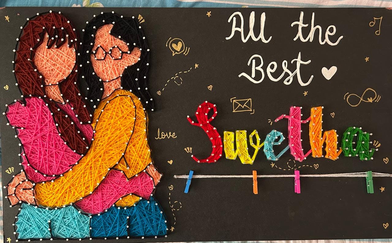 Customer photo review of Soul Sister String Art