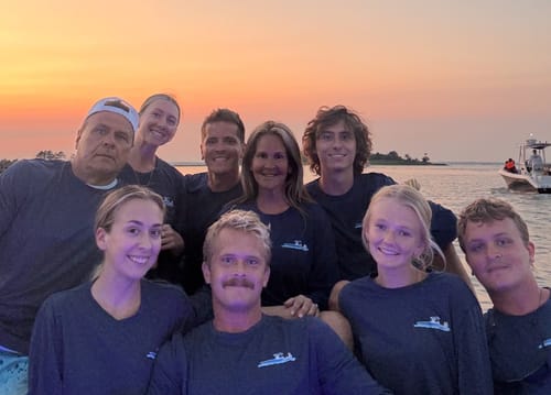 Customer photo review of Dri-Fit Custom Boat Shirts - Long Sleeve