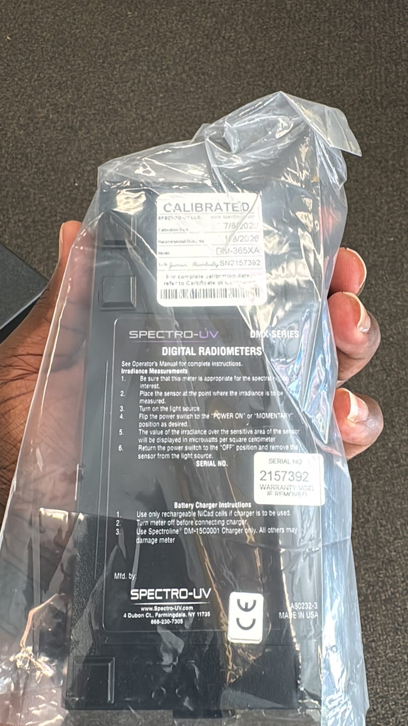 Customer photo review of UV Radiometer / Photometer (ASTM)