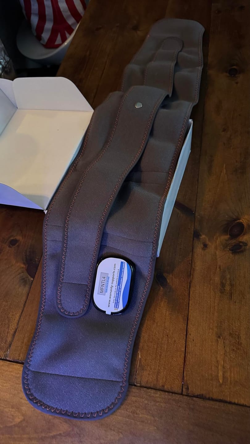 Customer photo review of HeatBoost™ Red Light Lumbar Belt