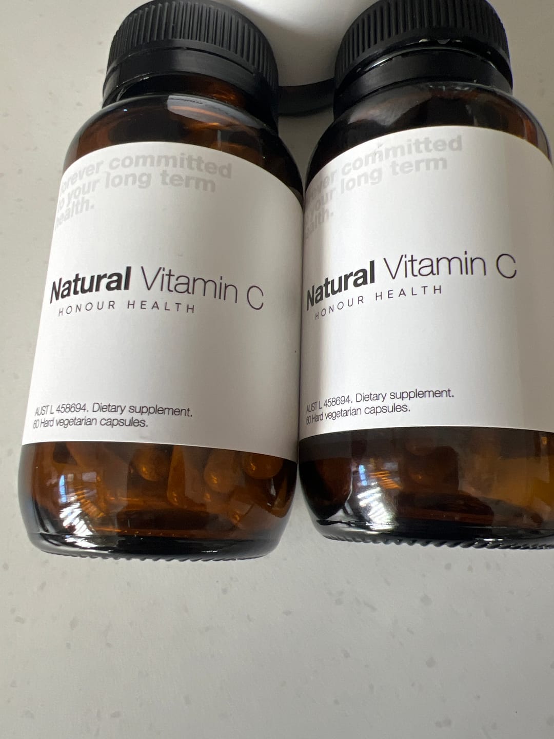 Customer photo review of Natural Vitamin C - 60 Capsules