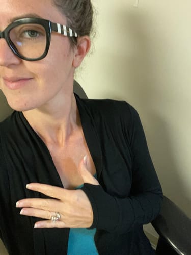 Customer photo review of Twilight Tie-Dye Cardigan 2.0 HEMP