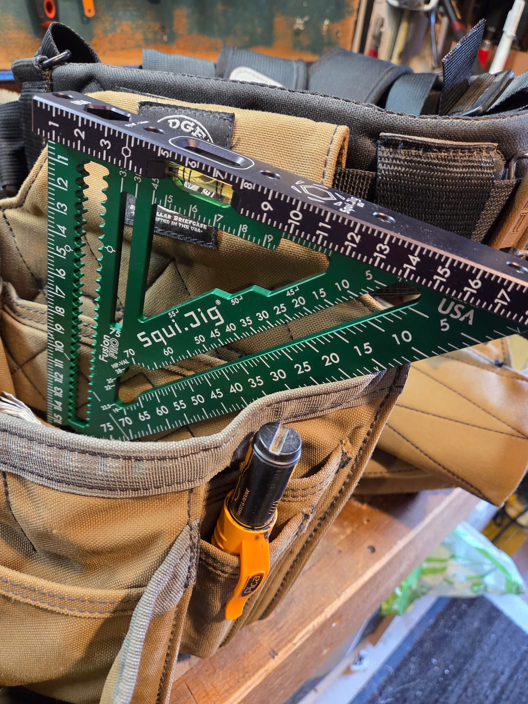 Customer photo review of SquiJig | Fusion PRO 7.5 Inch Rafter square