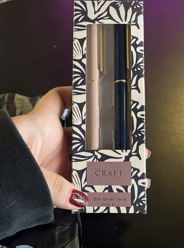 Reseña con foto de un cliente sobre Set Lápices Tinta Azul Back To School