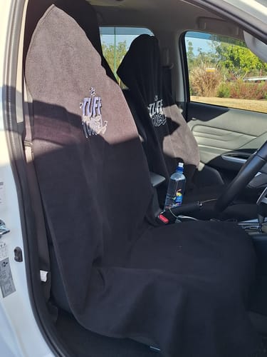 Customer photo review of Waterproof Car Towel Seat Cover