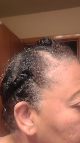 Customer photo review of Instant Dye Shampoo