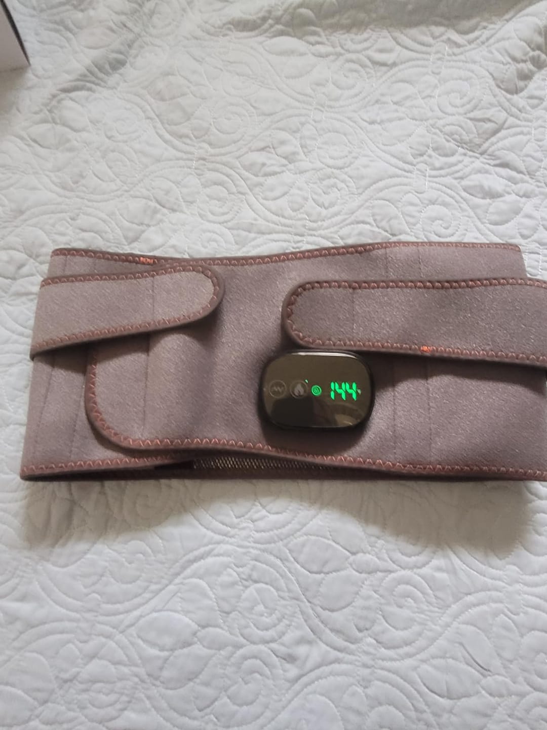 Customer photo review of HeatBoost™ Red Light Lumbar Belt