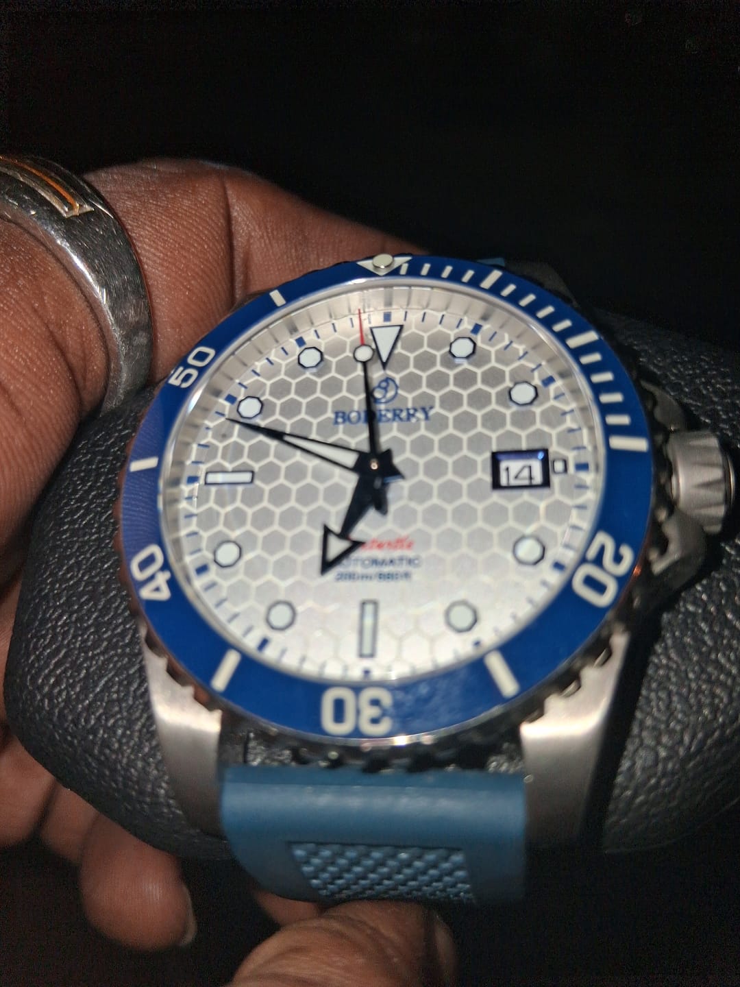 Customer photo review of SEATURTLE.OCEAN(TITANIUM) - Automatic Titanium Diver Watch | Arctic/Ti-bracelet