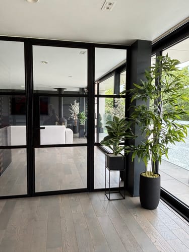 Customer photo review of Faux Bamboo Tree