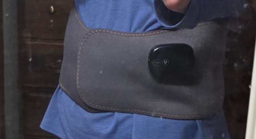 Customer photo review of HeatBoost™ Red Light Lumbar Belt