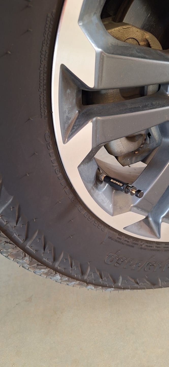 Customer photo review of TYRE DEFLATORS 4 PIECE KIT
