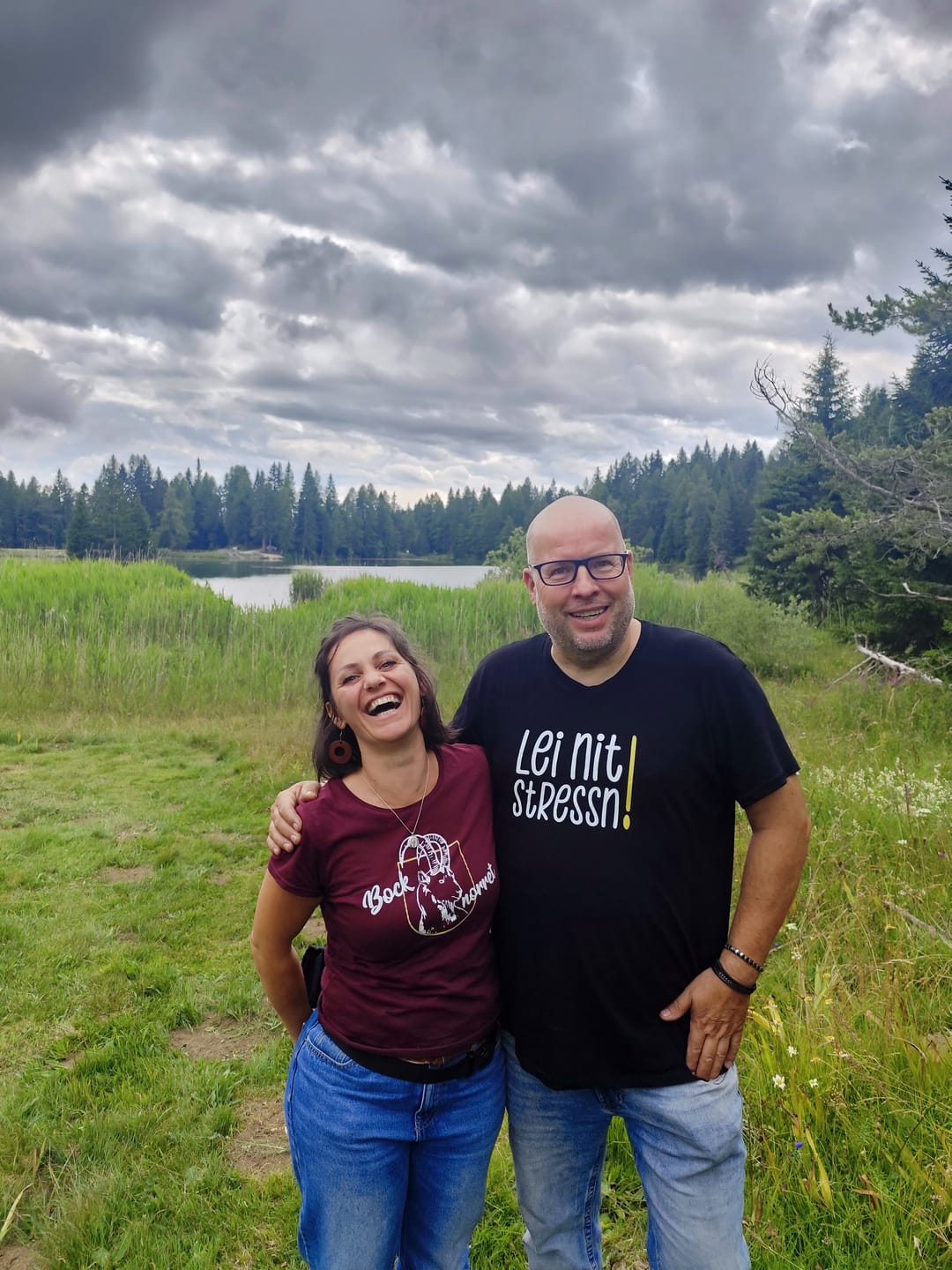 Customer photo review of Lei nit stressn - Unisex Shirt Premium