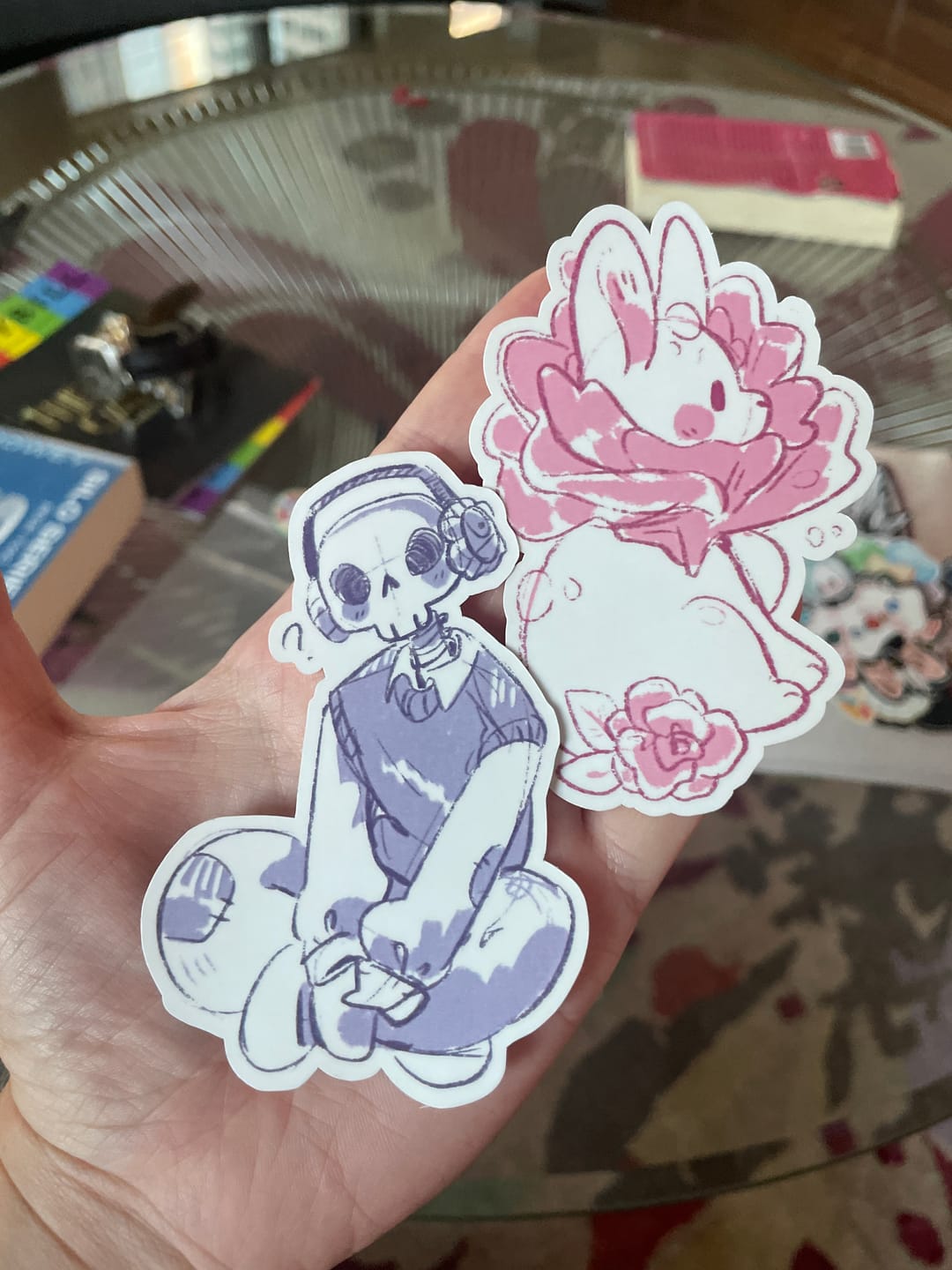 Customer photo review of Live Stream Doodles Stickers #1
