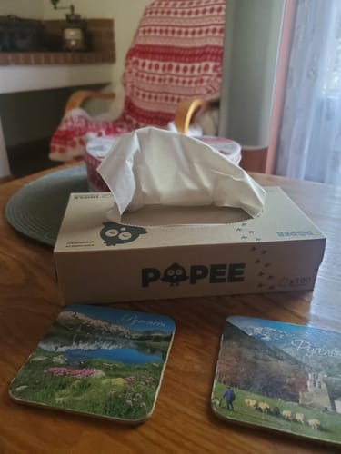 Customer photo review of KIT DÉCOUVERTE - Papier toilette, essuie-tout, mouchoirs