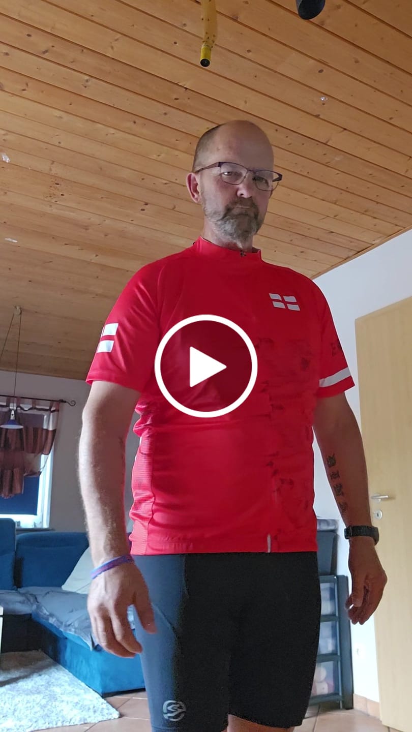 Customer video review of England Cycling Jersey