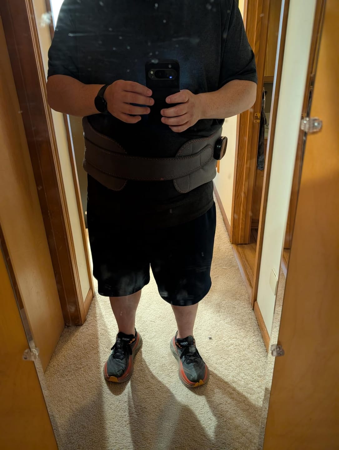 Customer photo review of HeatBoost™ Red Light Lumbar Belt