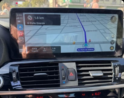 Customer photo review of 12.3'' Android 13 BMW X3 X4 F25 F26 2011-2016 navigation GPS support Carplay