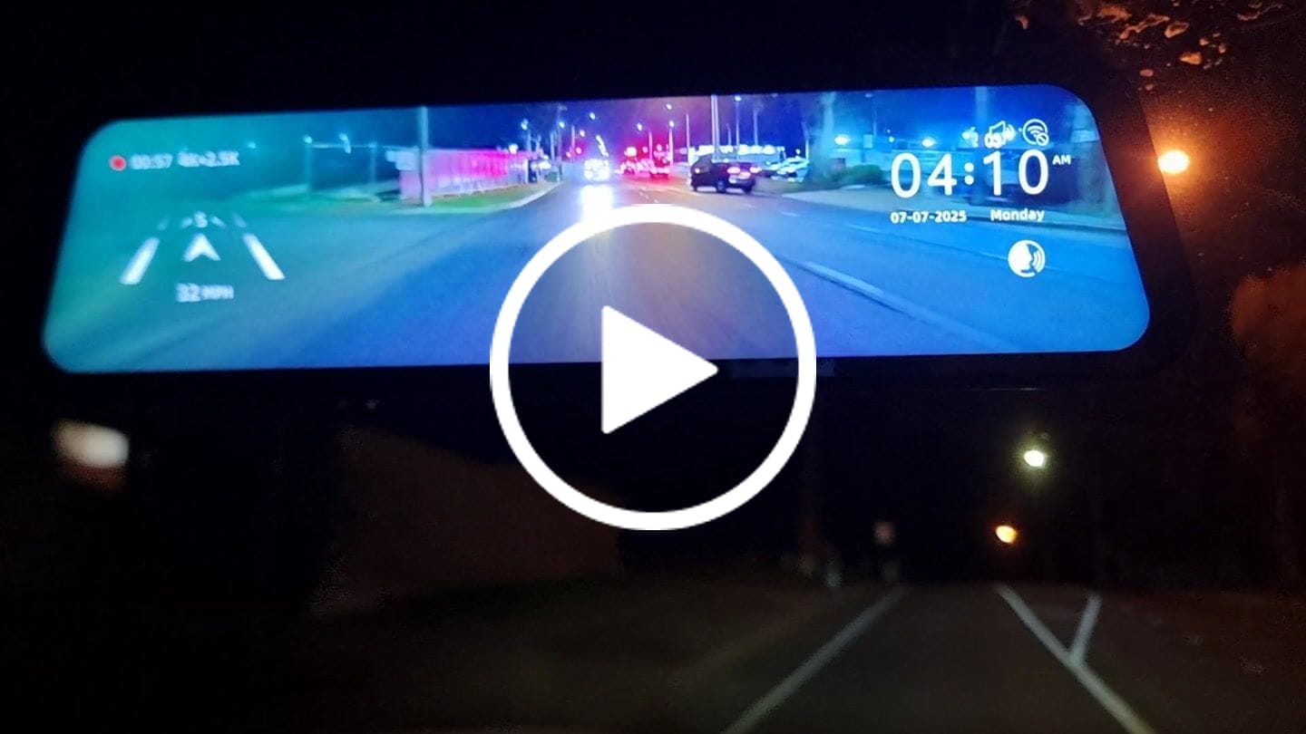 Customer video review of WOLFBOX G900Pro 12MP WiFi Touch Screen Rear View Mirror Dash Cam Smart Mirror