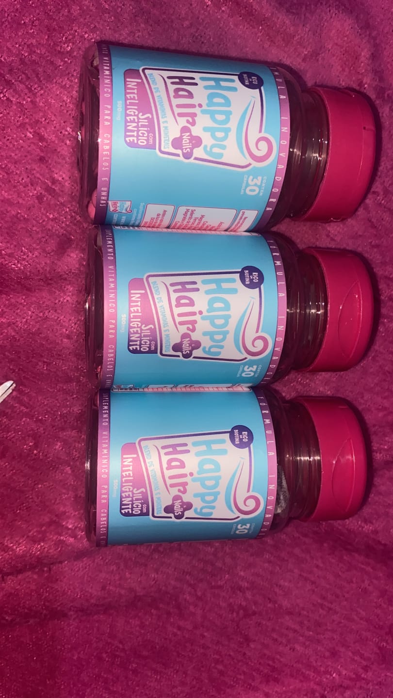 Customer photo review of Happy Hair 3 Potes Embaixadores