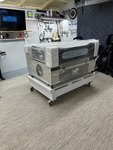 Customer photo review of Monport 90W CO2 Laser Engraver & Cutter (28" x 20") with Autofocus