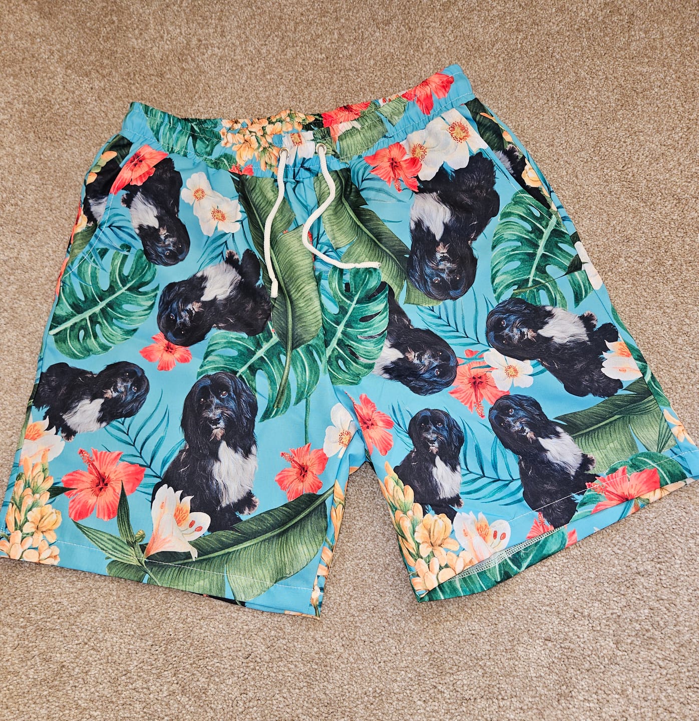 Customer photo review of Your photo - Personalised swim shorts
