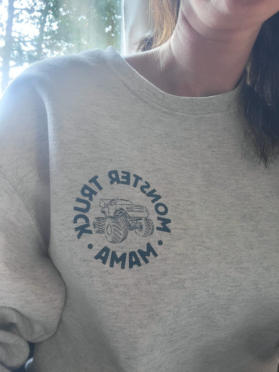 Customer photo review of In My Monster Truck Mama Era (Back Print)