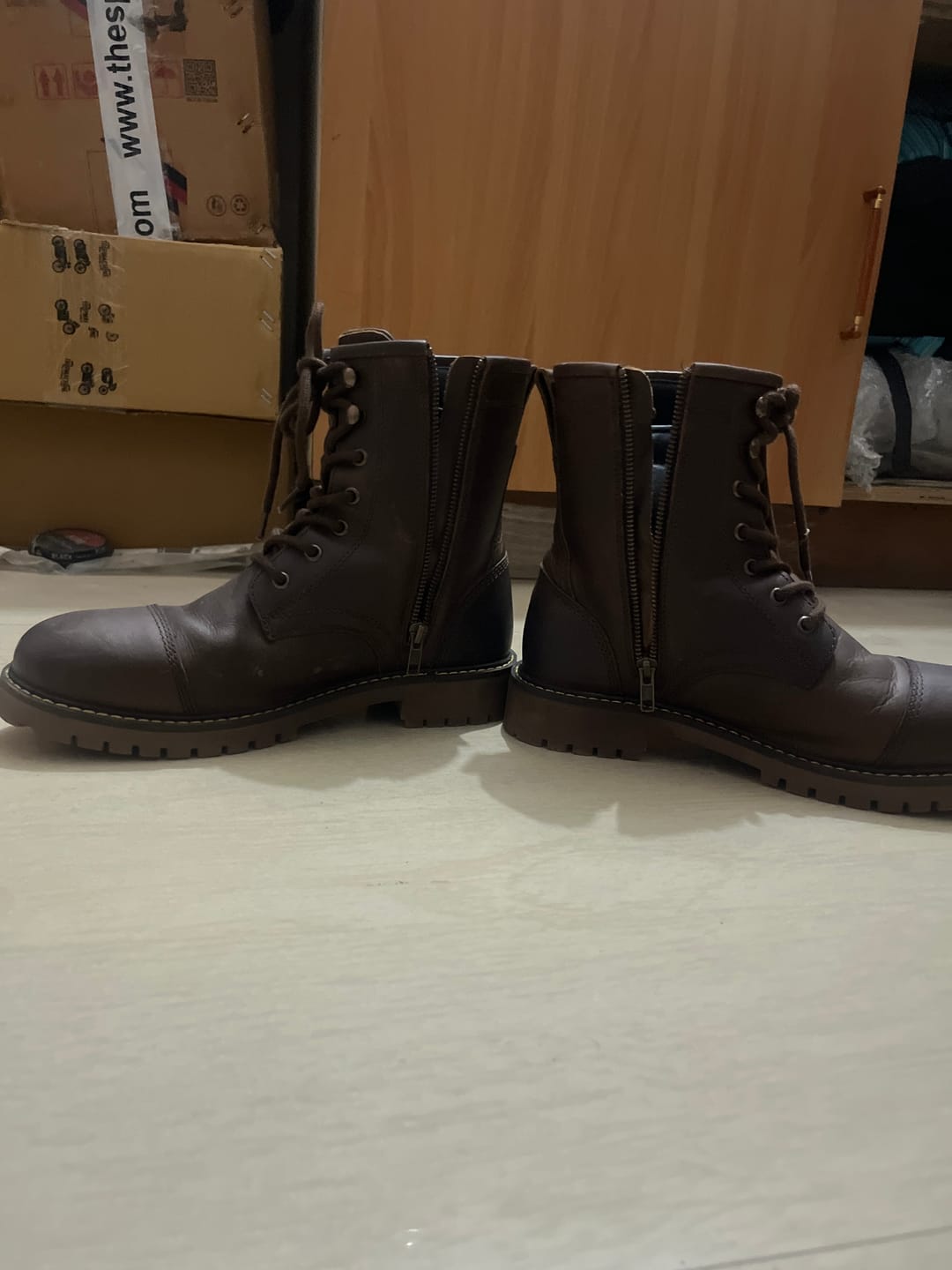 Customer photo review of boots brute mocha