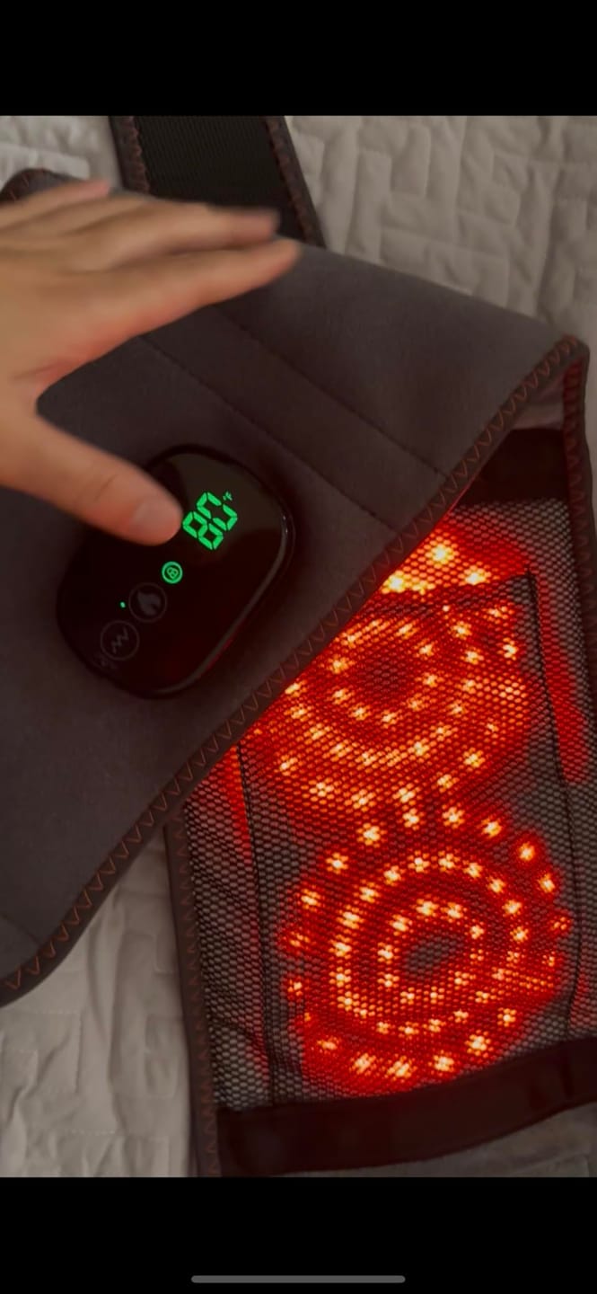 Customer photo review of HeatBoost™ Red Light Lumbar Belt