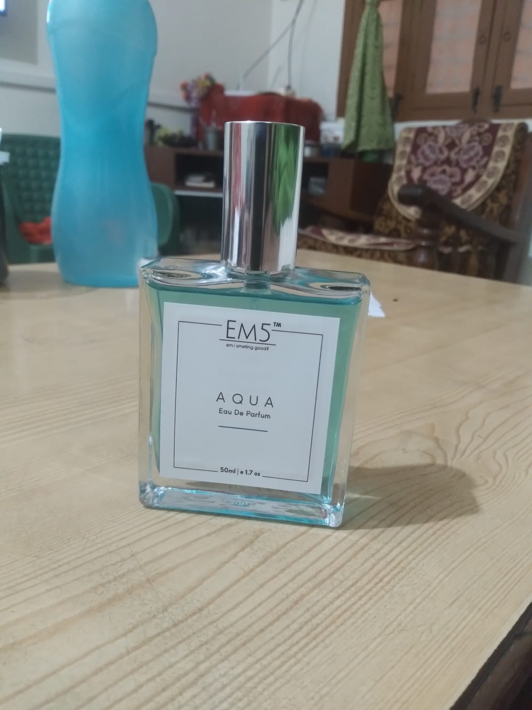 Customer photo review of EM5™ Aqua Perfume EDP Spray for Men | Aromatic Fresh Spicy Fragrance Accords | Luxury Gift for Him | Variants Available: 50 ml Spray / 15 ml Spray