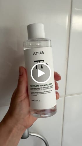 Customer video review of [Anua] Heartleaf 77% Soothing Toner 250ml