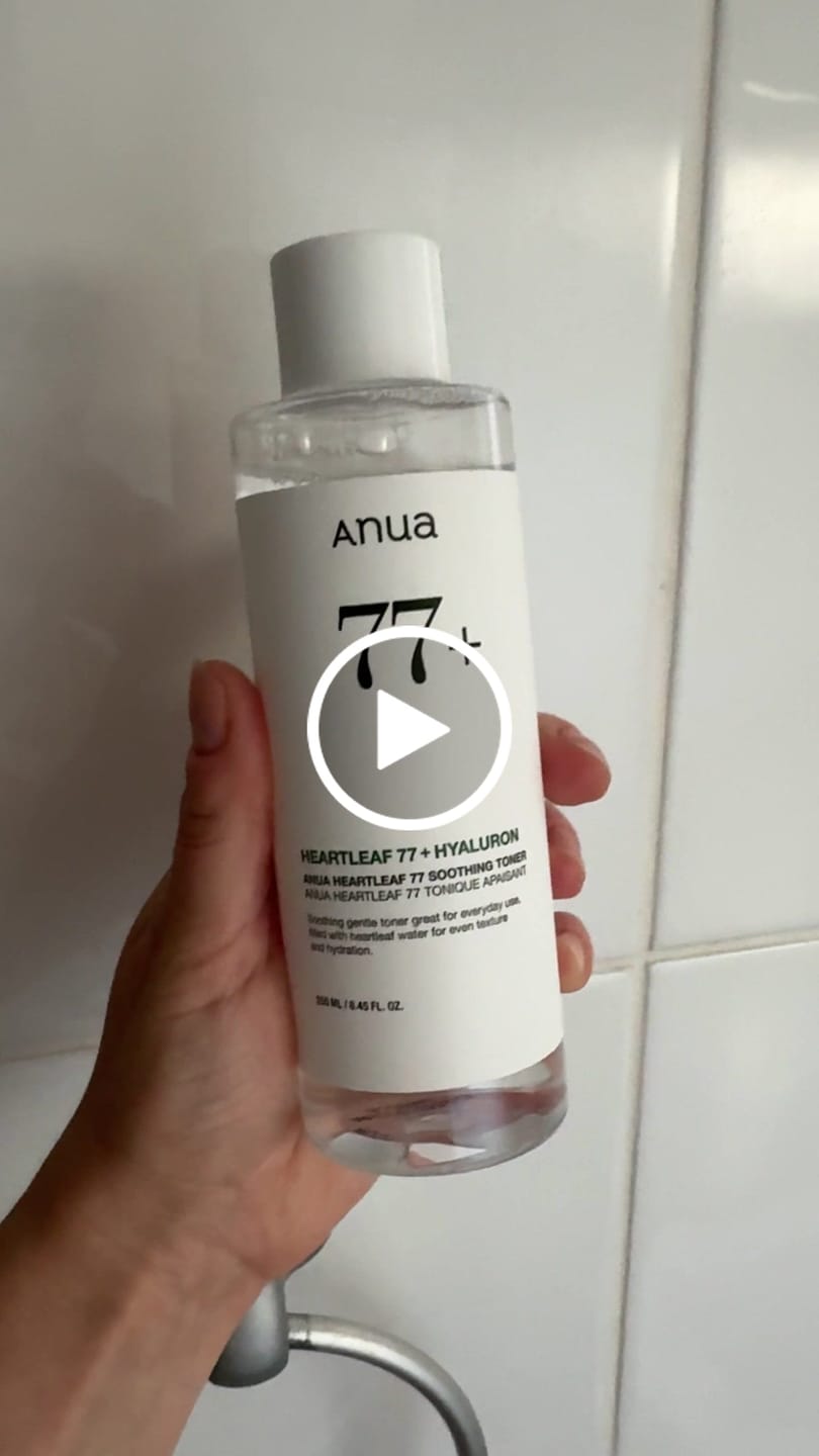 Customer video review of [Anua] Heartleaf 77% Soothing Toner 250ml