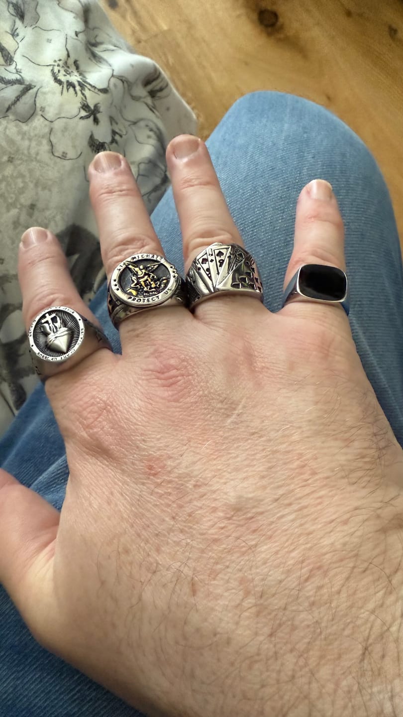 Customer photo review of ST. MICHAELS. - GOLD