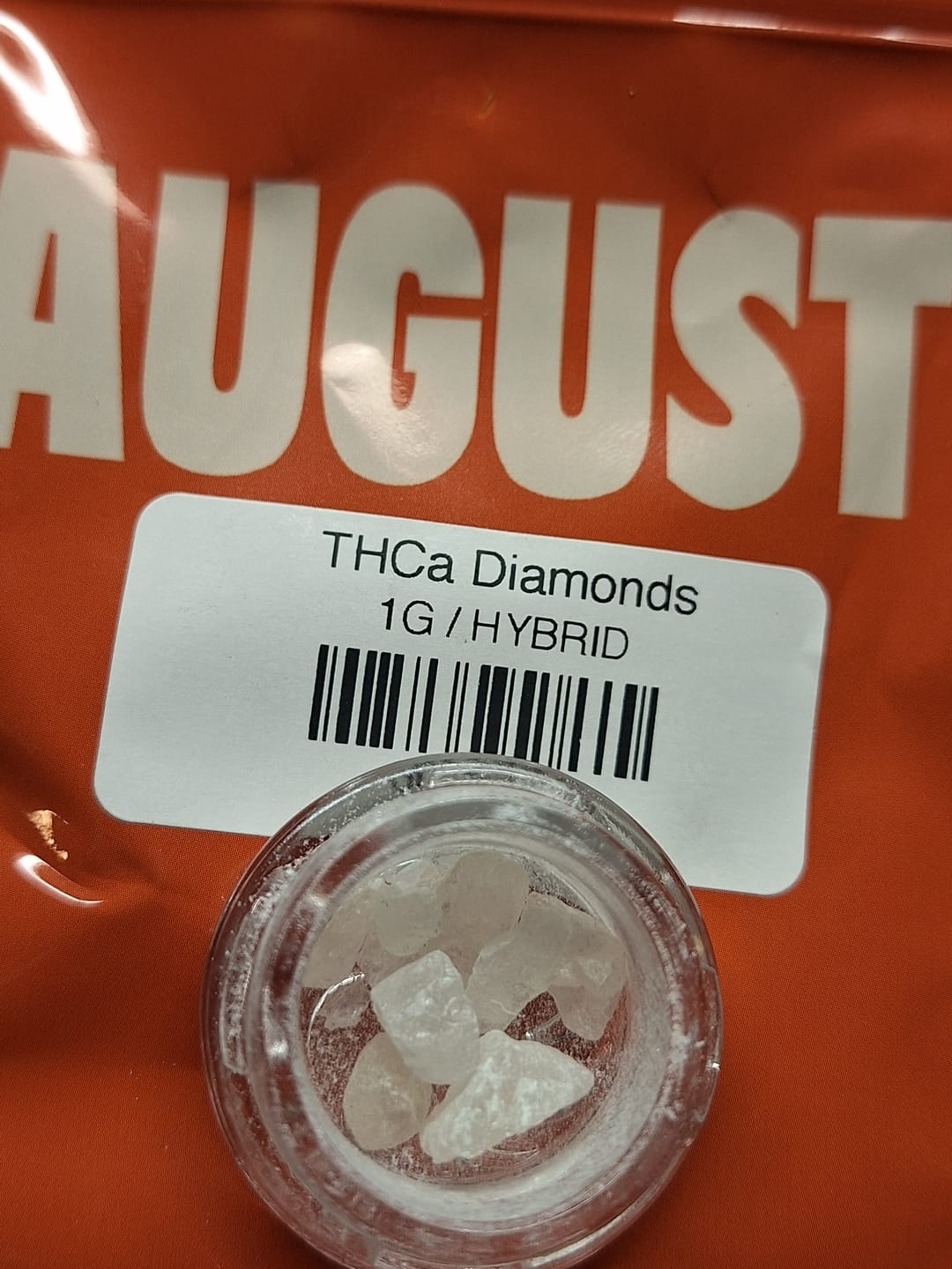 Customer photo review of THCa Diamonds