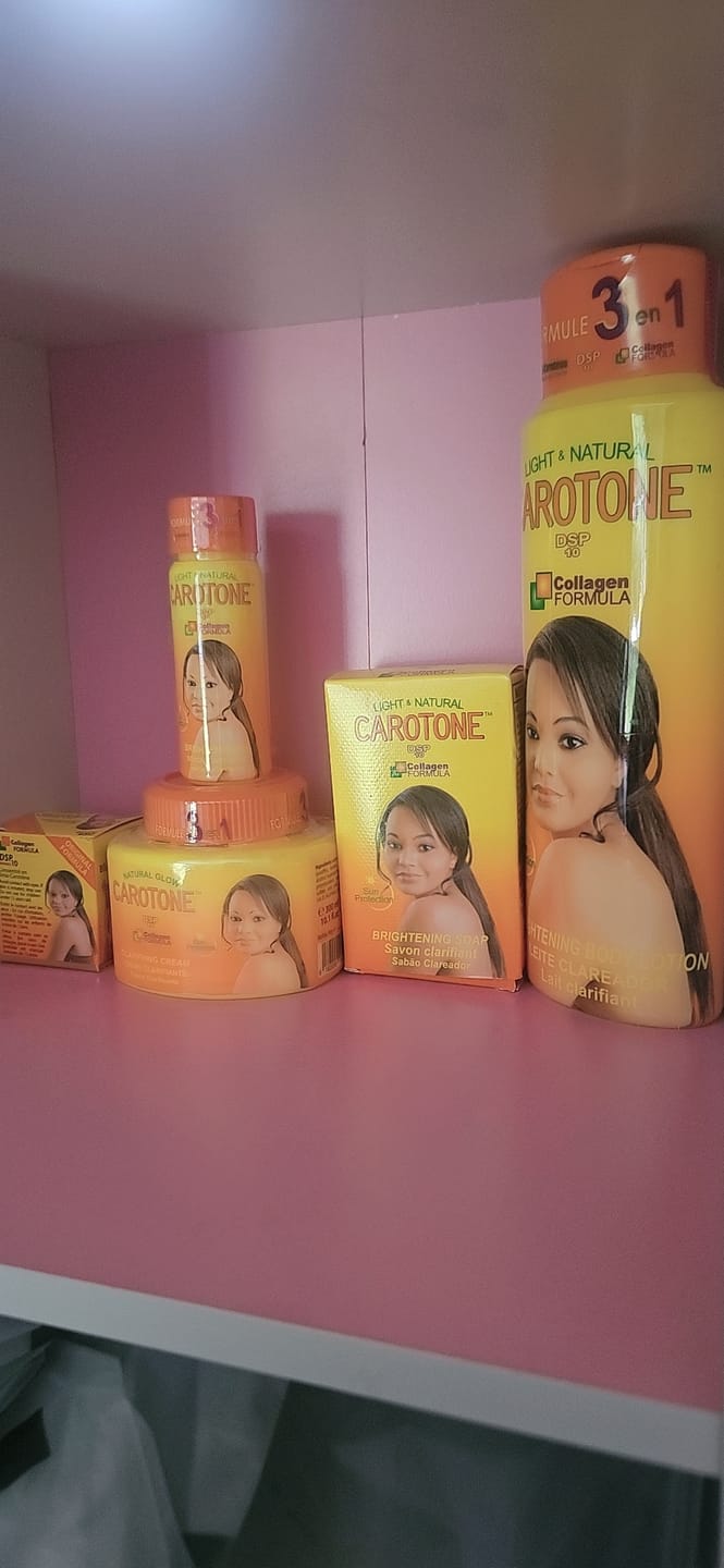 Customer photo review of Carotone 5 Pk Kit- Lotion, J Cream, Oil, Small J Cream, and Soap 18.6 oz LIMITED STOCK