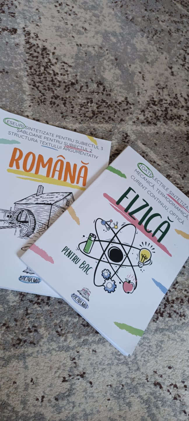 Customer photo review of Pachet Bacalaureat (Română + Fizică)