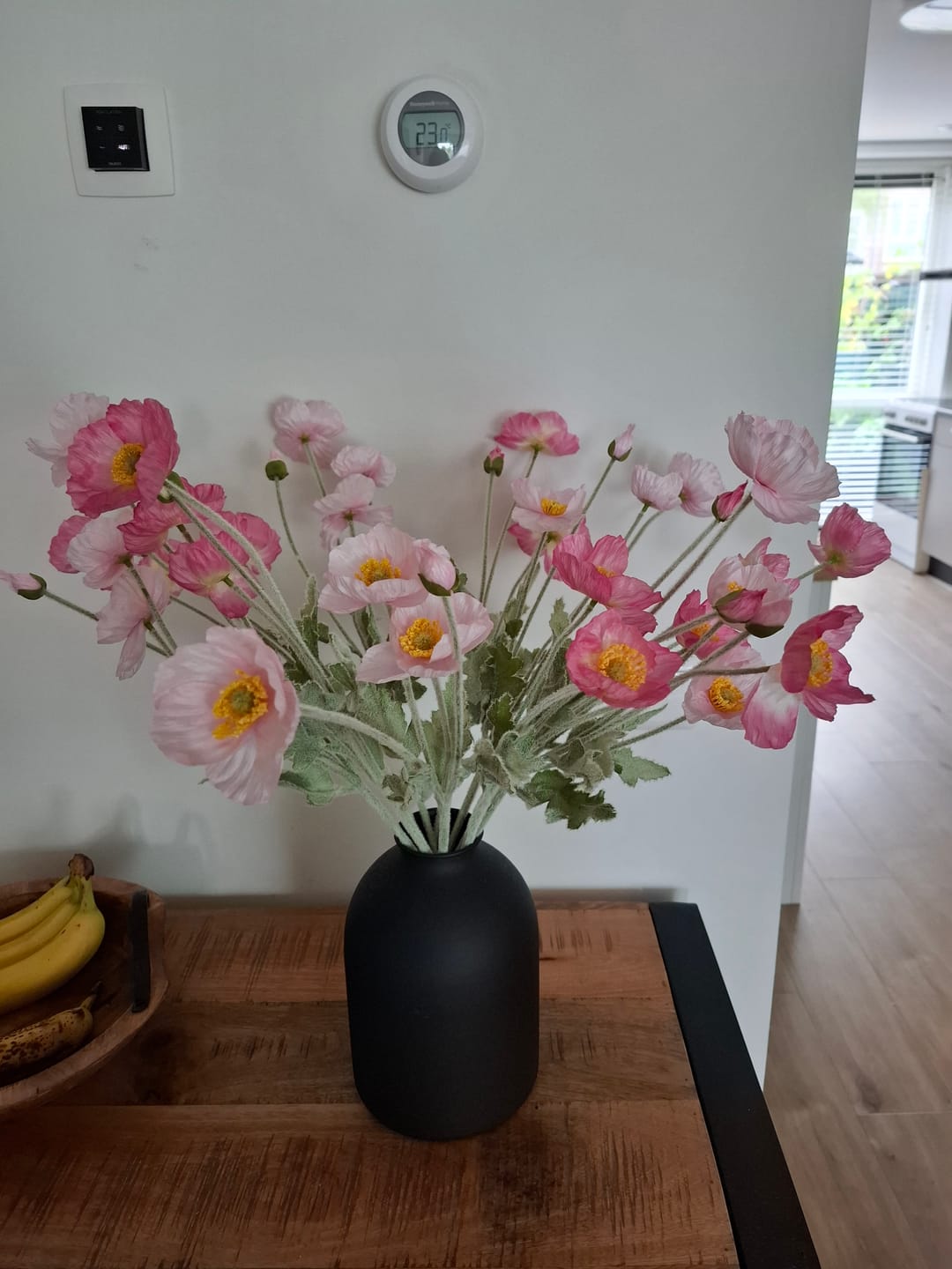 Customer photo review of Zijden Klaprozen - Roze Mix
